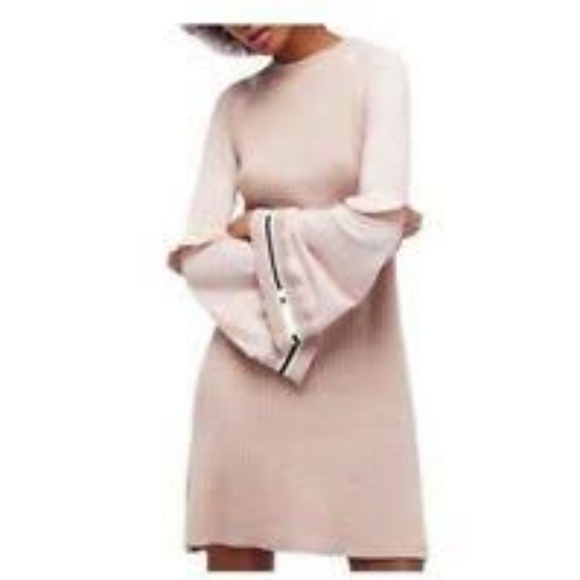 Free people bell sleeves sweater dress - Picture 2 of 7